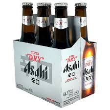 Asahi Super Dry 6pk Bottles